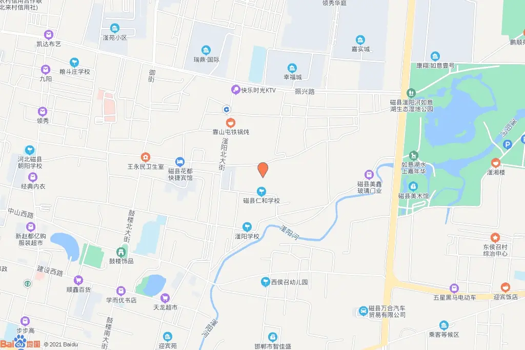 滏阳北大街东侧、侯召北路南侧